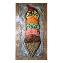 Giant Ice Cream Scoops posters