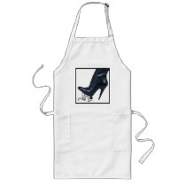 Giant Leather Stiletto Boot Apron