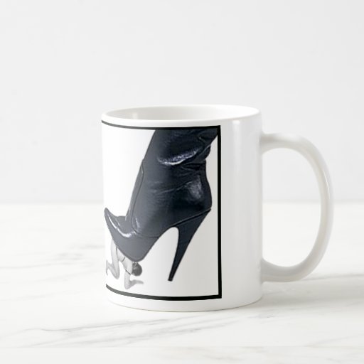 Giant Leather Stiletto Boot Mugs