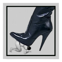 Giant Leather Stiletto Boot Posters posters by uniqueandkinky Giant Leather Stiletto Boot Posters posters