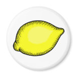 Giant Lemon Refrigerator Magnet