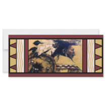 Giant Native American Painting Bookmark Customized Rack Card