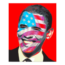 Giant Obama Presidential Smile posters
