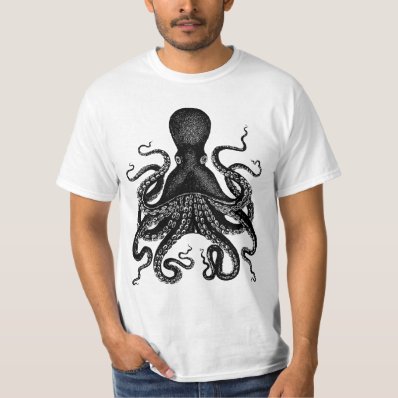 Giant Octopus - 20,000 Leagues Kraken Tshirts