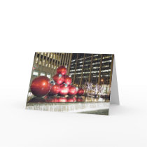 Giant Ornaments NYC cards
