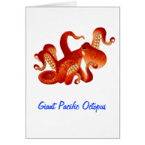 Giant Pacific Octopus cards