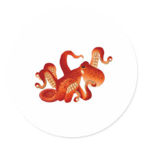 Giant Pacific Octopus stickers