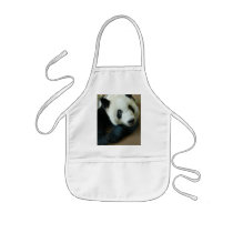 Giant Panda Bear & Baby Panda Apron