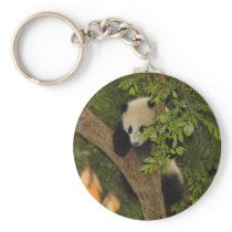 Giant Panda Bear & Baby Panda Keychain
