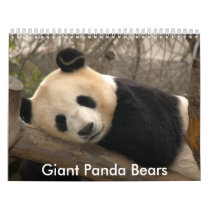 Giant Panda Bear Calendar, Giant Panda Bears
