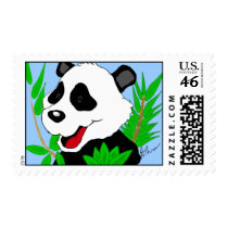 Giant Panda Bear Postage Stamps