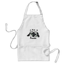 Giant Panda Bears aprons