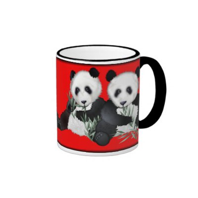 Giant Panda Bears Coffee Mugs