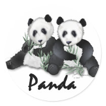 Giant Panda Bears stickers