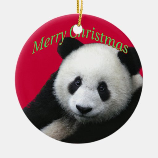 giant panda christmas ornament zazzle giant panda christmas ornament zazzle