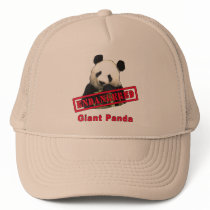 Giant Panda Endangered products hats by EndangeredCreatures Giant Panda Endangered products hats