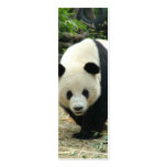 Giant panda mini bookmark business card templates