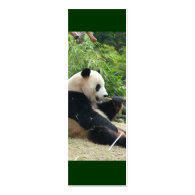 Giant panda mini bookmark business cards