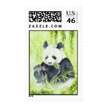 Giant Panda Postage Stamp by Wildlife_products Giant Panda Postage Stamp