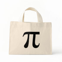 Giant "Pi" Symbol Tote Bags