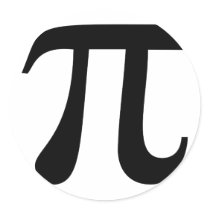 Giant "Pi" Symbol Sticker