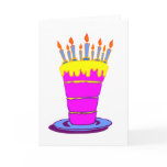 Giant Pink Birthday Cake Cards