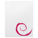 GIANT PINK SWIRL CUSTOMIZED LETTERHEAD