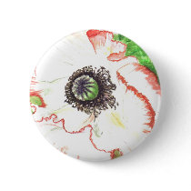 'Giant Poppy' Button by picklelillysdad 'Giant Poppy' Button