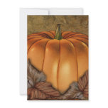 Giant Pumpkin Medium Halloween Party Invitation