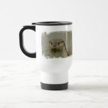 Giant River Otter  Travel Mug