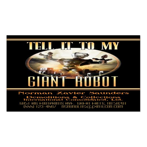 Giant Robot Business Card