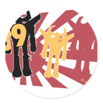 Giant Robots stickers
