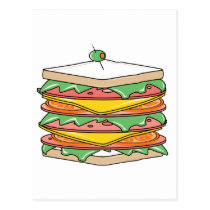 Giant Sandwich postcards