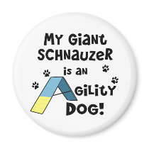 Giant Schnauzer Agility Dog magnets