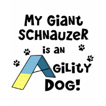 Giant Schnauzer Agility Dog t-shirts