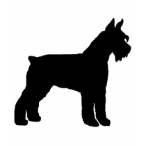Giant Schnauzer (black) t-shirts