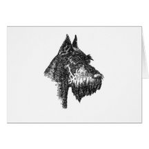 Giant-Schnauzer Greeting Card