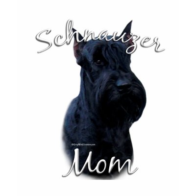 Giant Schnauzer Mom 2 T-shirt by GreyWolfCreation