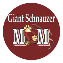 Giant Schnauzer MOM Gifts stickers by DogsByDezign Giant Schnauzer MOM Gifts stickers