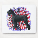 Giant Schnauzer Patriot Mouse Mat