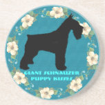 Giant Schnauzer - Puppy Kisses Beverage Coasters