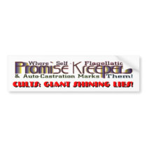 Giant Shining Lies bumper stickers