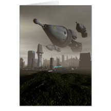 Giant Spacecraft Arrival 2 Card