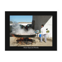 Giant Spanish Paella postcard