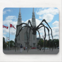 Giant spider sculpture Quebec mousepads by bkang22 Giant spider sculpture Quebec mousepads