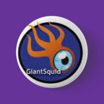Giant Squid Button for Squidoo Lensmasters buttons
