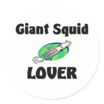 Giant Squid Lover stickers