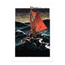 Giant Squid Poster posters by timfoleyillo Giant Squid Poster posters