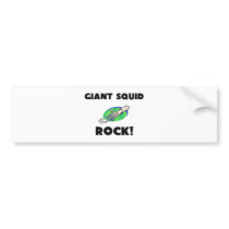 Giant Squid Rock bumper stickers by AnimalShirts Giant Squid Rock bumper stickers