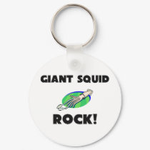 Giant Squid Rock keychains by AnimalShirts Giant Squid Rock keychains